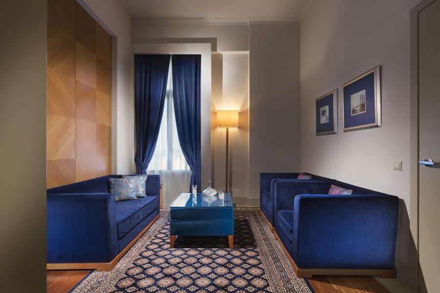 Gdm梅格荣历史纪念碑酒店 伊拉克利翁 外观 照片 The Blue Room